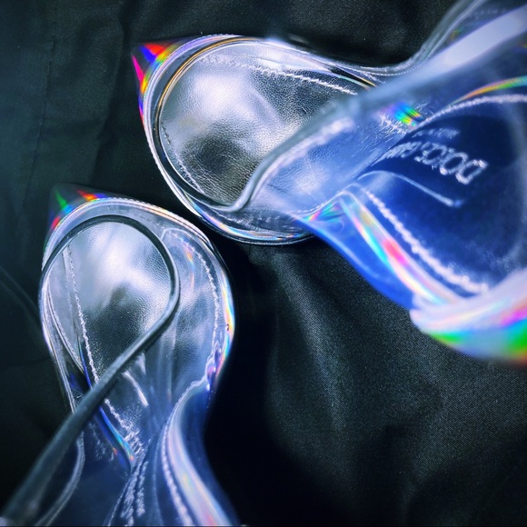 Dolce & Gabbana Cardinale Iridescente pointed-toe Pumps (Actual size 4 !!!!) - Picture 5 of 16